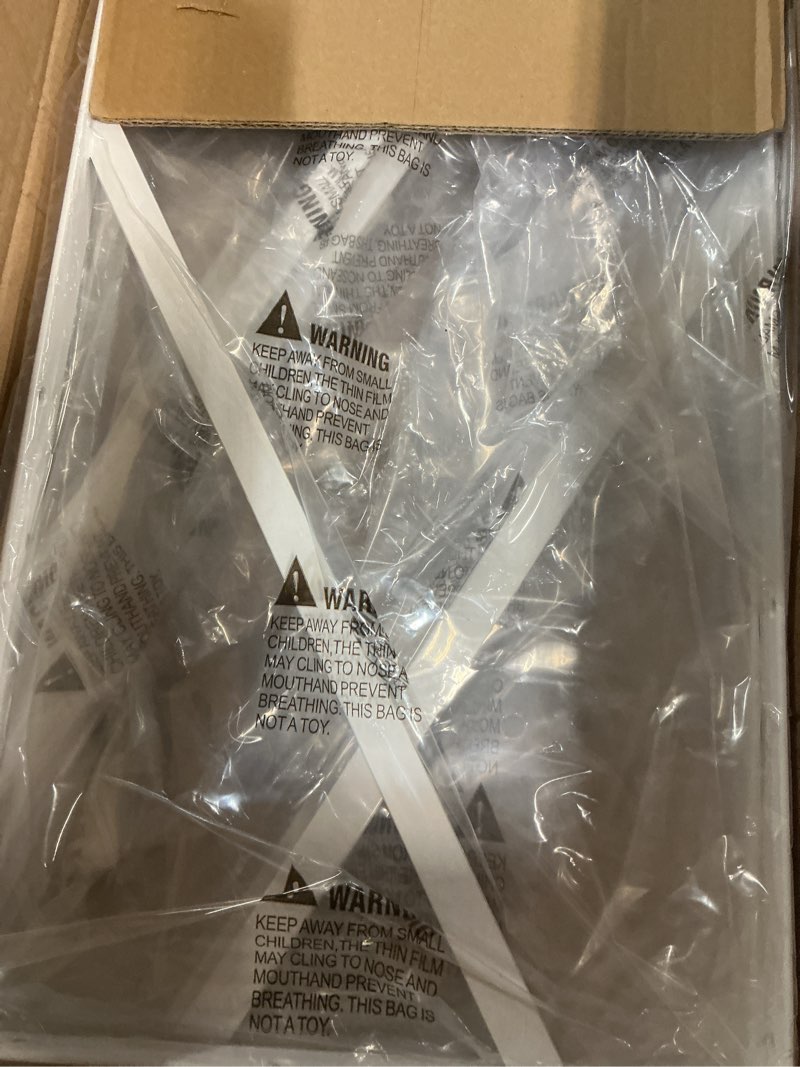 Condition photo showing New/Like New for 8 pack l22 x h 12" white heavy duty shelf brackets with screws metal shelf brackets shelf support angle brackets for shelves l brackets heavy duty floating shelf 8 pack-white 22''x12''