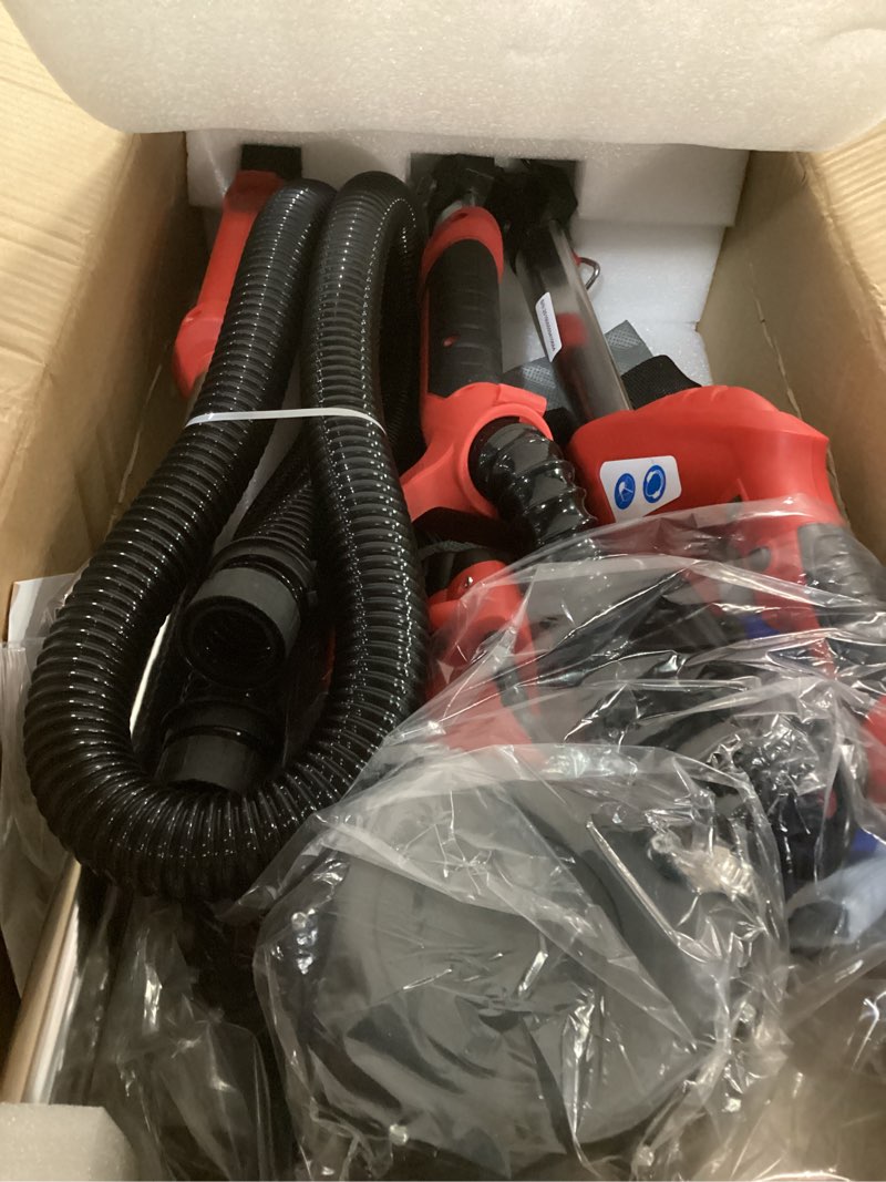 Condition photo showing Good Condition for VEVOR Drywall Sander 850W, Electric Drywall Sander Variable Speed 800-1750 RPM, Foldable Sheetrock Sander with Telescope Handle, Electric Sander with LED Strip Light and Vacuum Bag, Wall Sander