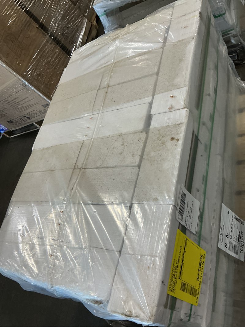 Condition photo showing New/Like New for allen + roth woods natural 6-in x 24-in matte porcelain wood look plank floor