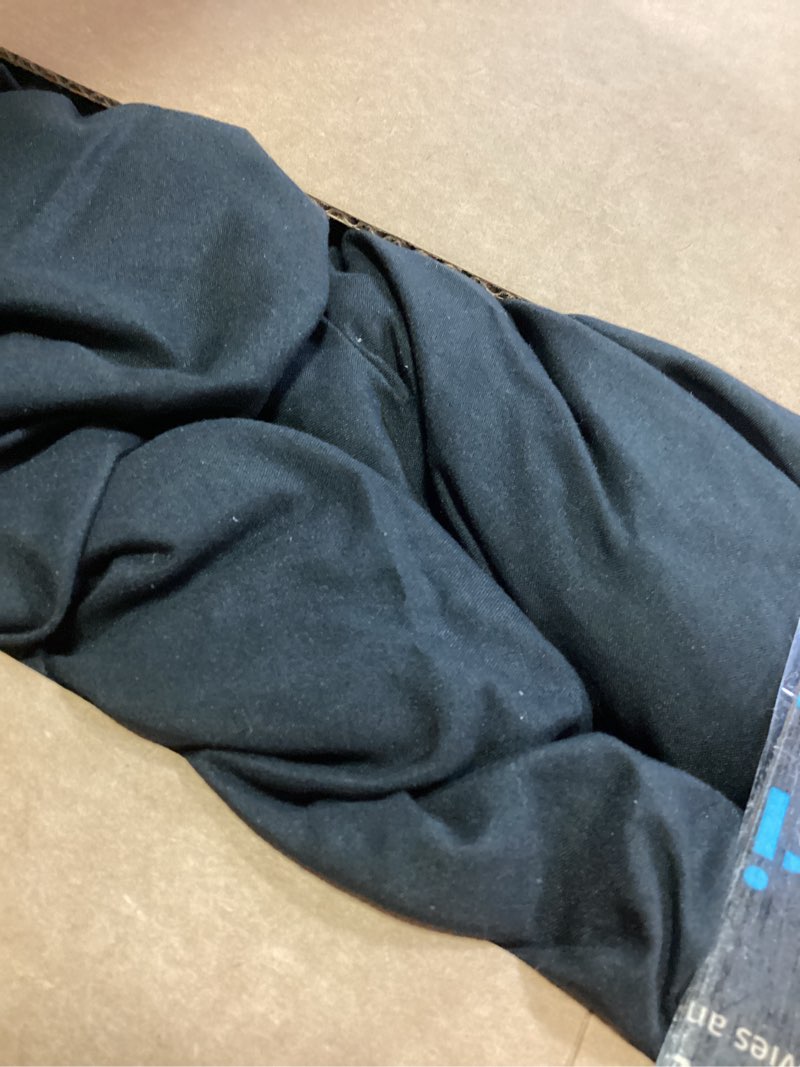 Condition photo showing As Is for cozylux oversized king comforter set black seersucker 7 pieces 120x98 bed in a bag comforter set with sheets, luxury soft bedding sets with down alternative comforter, sheets, pillowcases & shams black oversized king