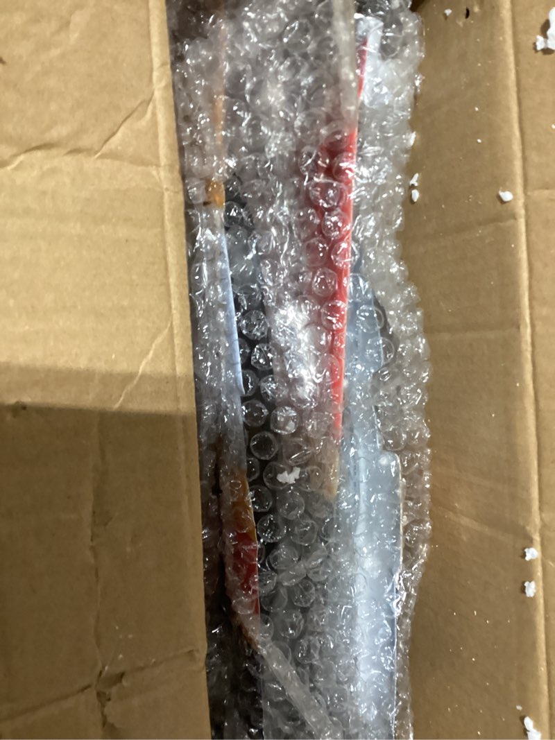 Condition photo showing Good Condition for Solar Christmas Nutcracker Garden Decorative Lights Yard Stakes Outdoor 2Packs of 45.28In Nutcracker Soldier Standing for Driveway Door Garden Yard Lawn