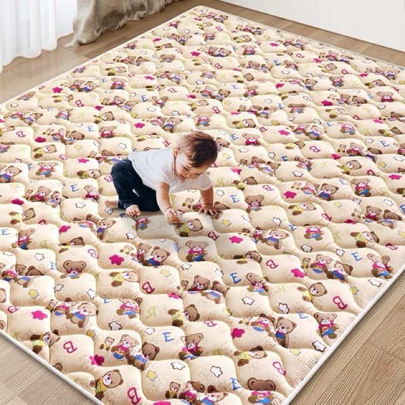 Baby Play Mat - 79" X 71",Premium Thicker Foam One-Piece Crawling Mat, Machine Washable, Extra Large