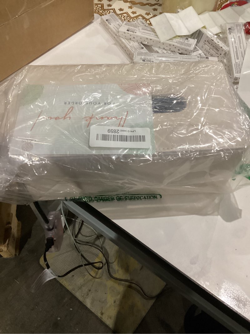 Condition photo showing New/Like New for Tissue Box Cover Rectangle, Leather Tissue Holder for Bathroom, Tabletop, Car, Night Stands, Office, Home, Kitchen, Facial Tissue Case (Cream)