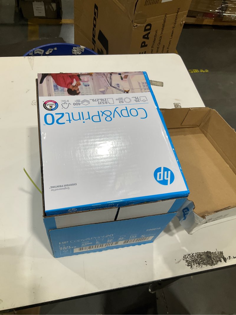 Condition photo showing New/Like New for hp printer papers | 8.5 x 11 paper | copy &print 20 lb| 6 pack case - 2,400 sheets | 92 bright | made in usa - fsc certified | 200010c 6 pack | 2400 sheets small pack (8.5x11)