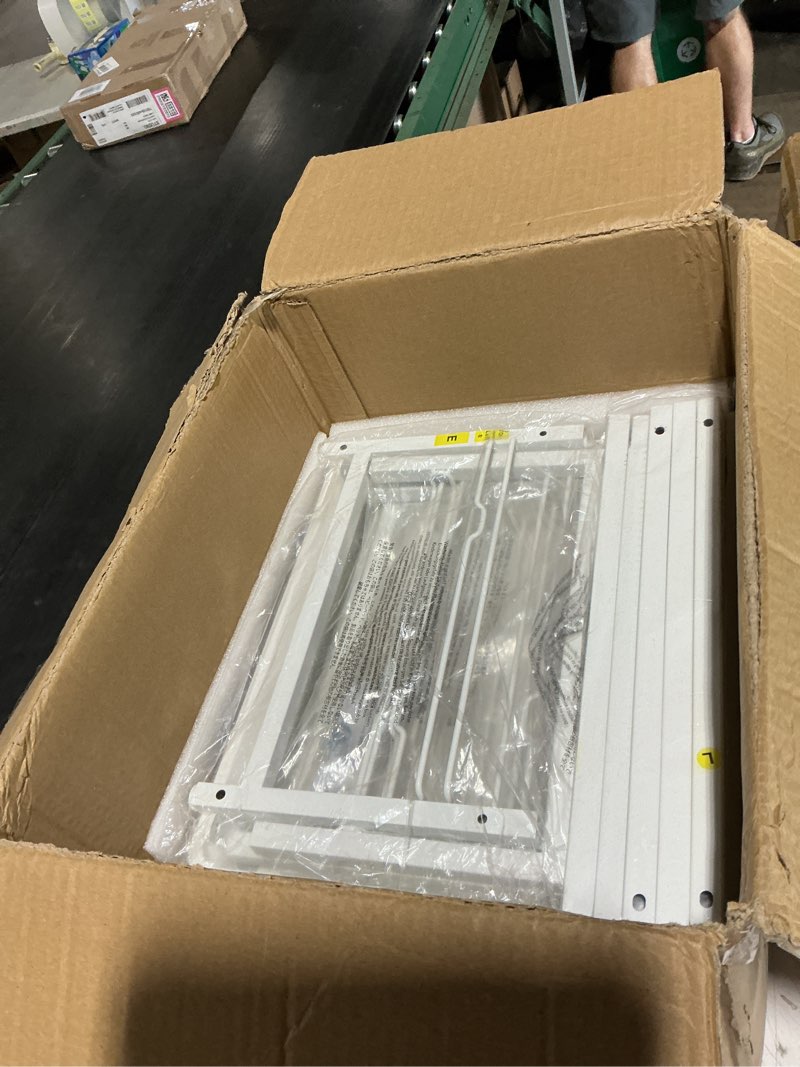 Condition photo showing As Is for fse 373-mbs-dr-8s4l-cl mobile bin storage unit - double row with large and small clear bins