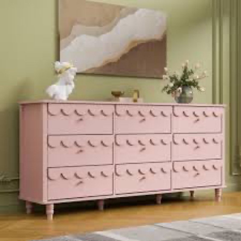 9 - Drawer 63.1"W Dresser