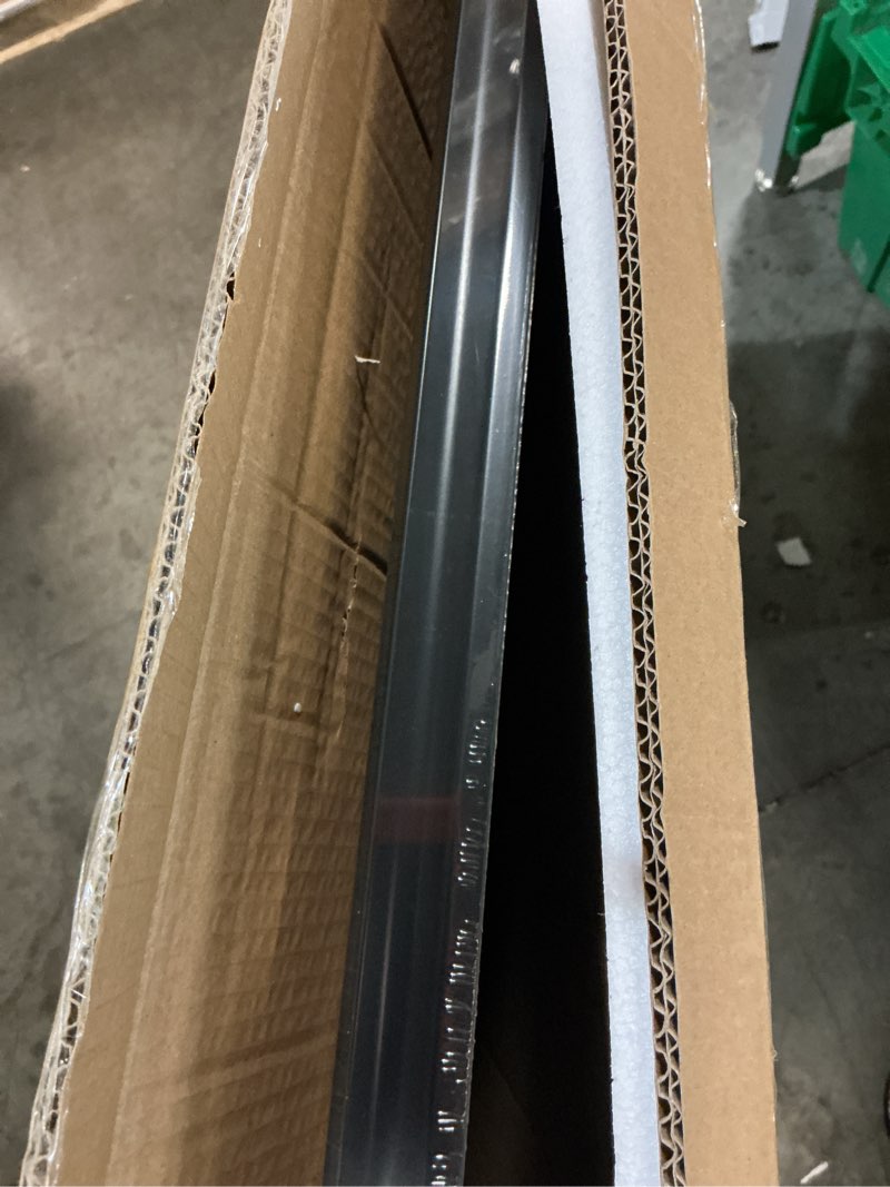 Condition photo showing New/Like New for 24x36 poster frame, vintage black 24 x 36 poster frame with hd plexiglass durable for horizontal or vertical wall mounting, 1 pack black 24x36