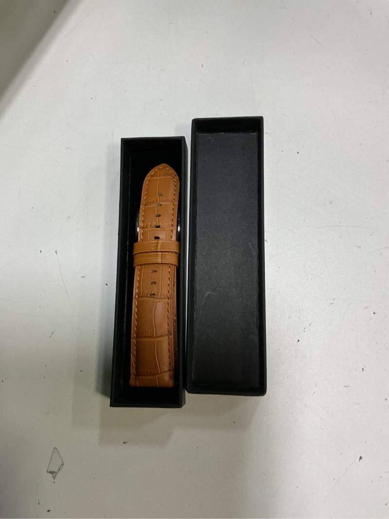 Condition photo showing Good Condition for OTTOODY Alligator Grain Leather Watch Bands, Quick Release Top Grain Leather Watch Straps for Men & Women - Choice of Color & Width 18mm, 20mm, 21mm or 22mm, Wristband for Watch & Smartwatch