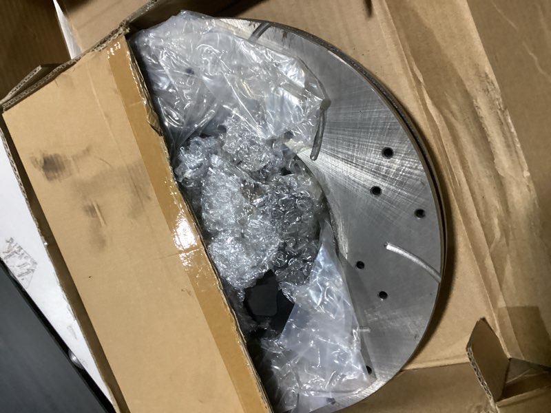 Condition photo showing Good Condition for Front Drilled and Slotted Brake Pads and Rotors Kit Ceramic Automotive Replacement Brake Kits Vented 11.10 Inch Compatible for Honda Accord Civic Element 2002-2017 (14 Pcs)