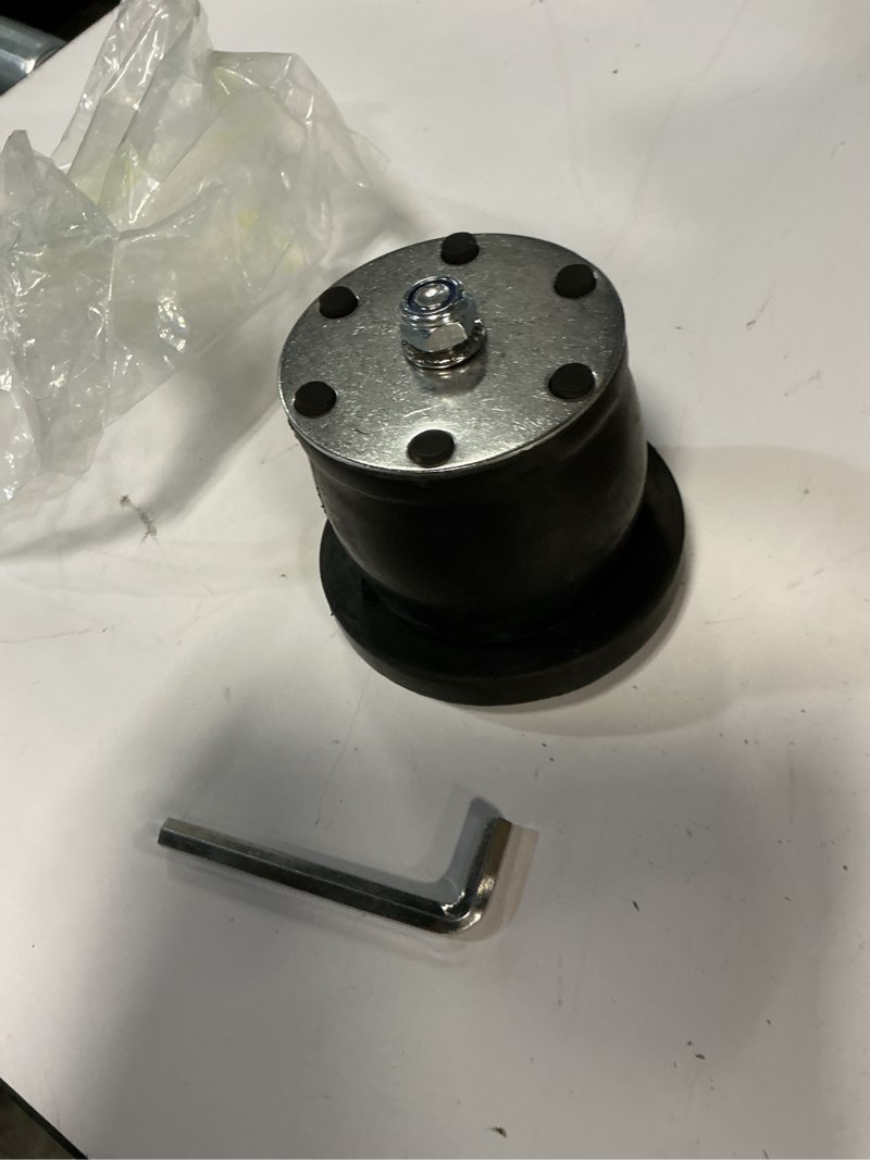 Condition photo showing Good Condition for expandable mechanical seal cleanout pipe plug-rubber expansion scupper plugs & removable stainless steel allen wrench handle, 3-3/8 to 3-15/16 in sewer cap cover, winterizing pool boat plugs dl85-fit 3.35"~3.94"(85~100mm)