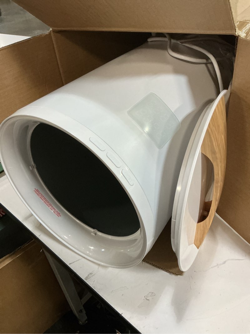 Condition photo showing Good Condition for Keenray Large Towel Warmer Bucket, Luxury Towel Warmer for Bathroom, LCD Screen for Time and Temperature, Delay Time Up to 24 Hours, Fits 3 Large Towels, Blankets, Bathrobes, PJ's, Gift for Him & Her Creamy White