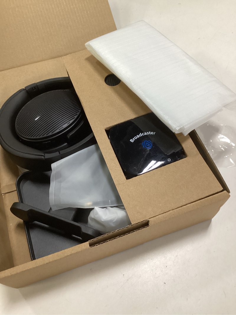 Condition photo showing Good Condition for HomeSpot JM320, Auracast TV Headphones, Bluetooth 5.3, with BA210 v2 Transmitter for AV Home Theater Projector, TV & Mobile Seamless Switching, LE Audio Low Latency, Gifts for Senior (Basic Pack) 1 Headphone 1 Transmitter