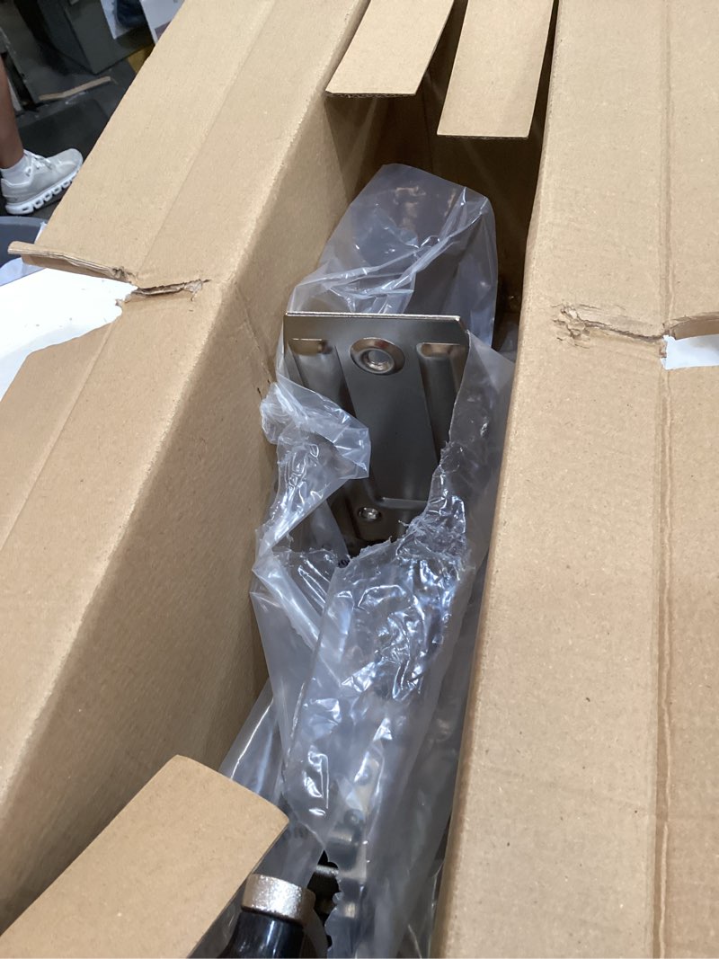 Condition photo showing As Is for commercial can opener heavy duty, 20" stainless steel table mounted opener for #10 cans up to 11" tall, professional industrial kitchen tool with cast steel base and stainless blade size: 20" (for cans up to 11")