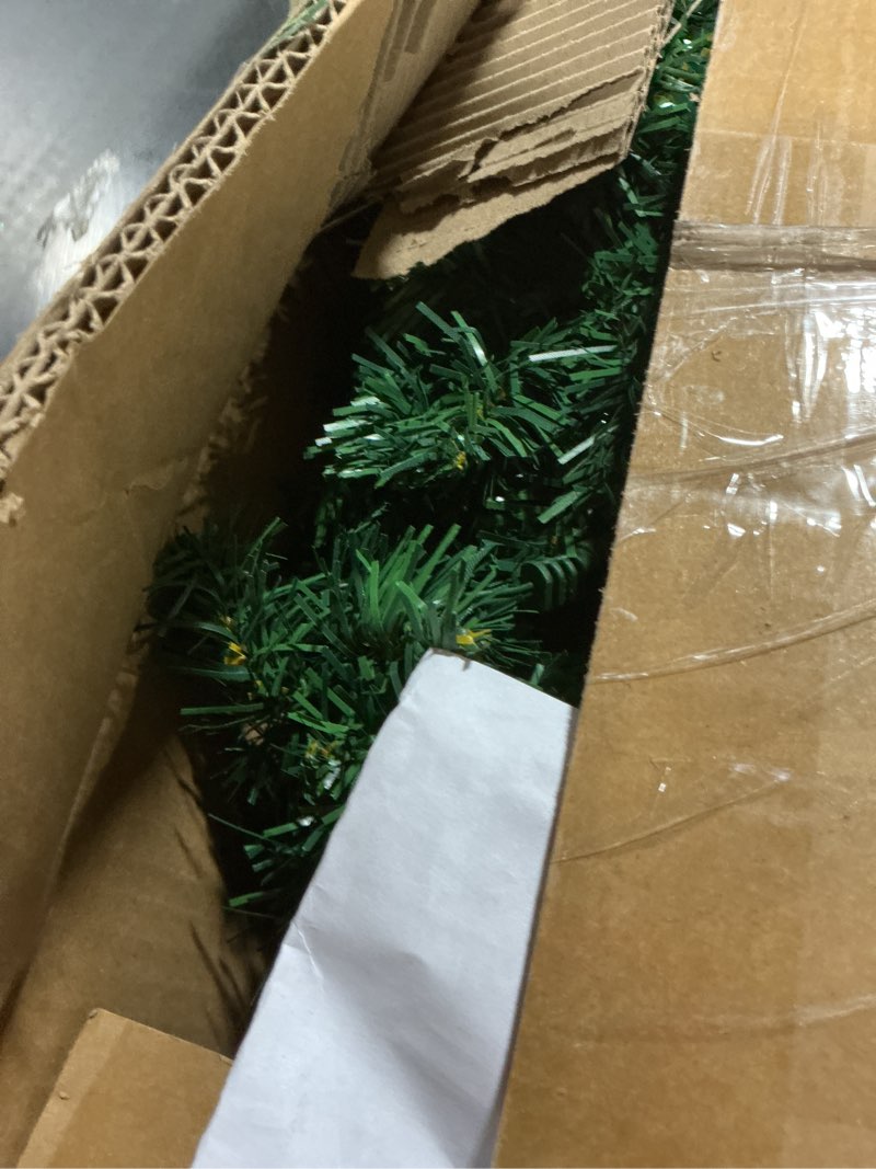 Condition photo showing Good Condition for 31 Pcs 6 Ft Artificial Christmas Tree with 200 LED Warm White String Lights 40 Gold Ball Ornaments Fake Xmas Tree with Metal Stand for Indoor Outdoor Home Office Xmas Holiday Party Decoration Gold 6Ft