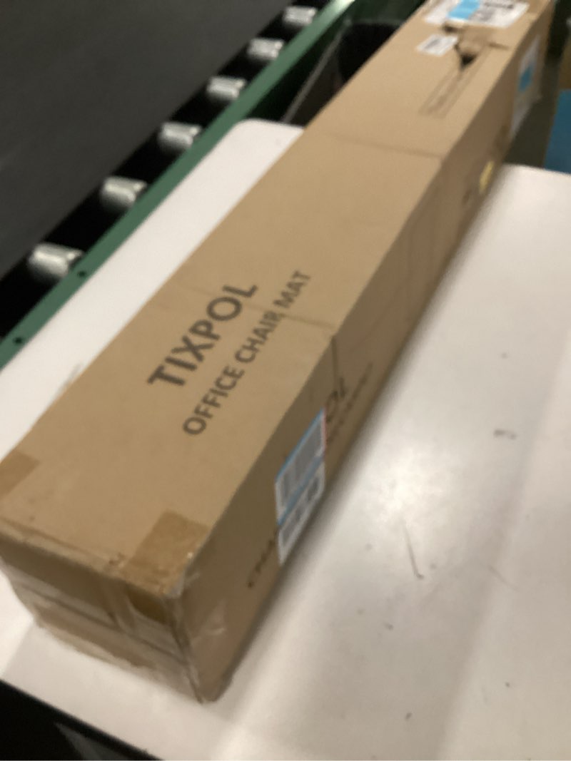 Condition photo showing New/Like New for Chair Mat for Carpet, 36" x 48" Office Chair Mat for Carpeted Floors, Non-Slip Carpet Protector Floor Mat with Grips, Plastic Heavy-Duty Rolling Desk Mat for Home Office and Gaming (Black) 36" x 48" (for carpet) Black (for Carpet)