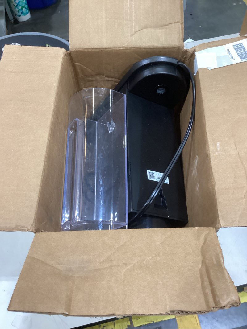 Condition photo showing As Is for keurig k-express single serve k-cup pod coffee maker, 3 brew sizes, strong button feature, 42oz removable reservoir, black