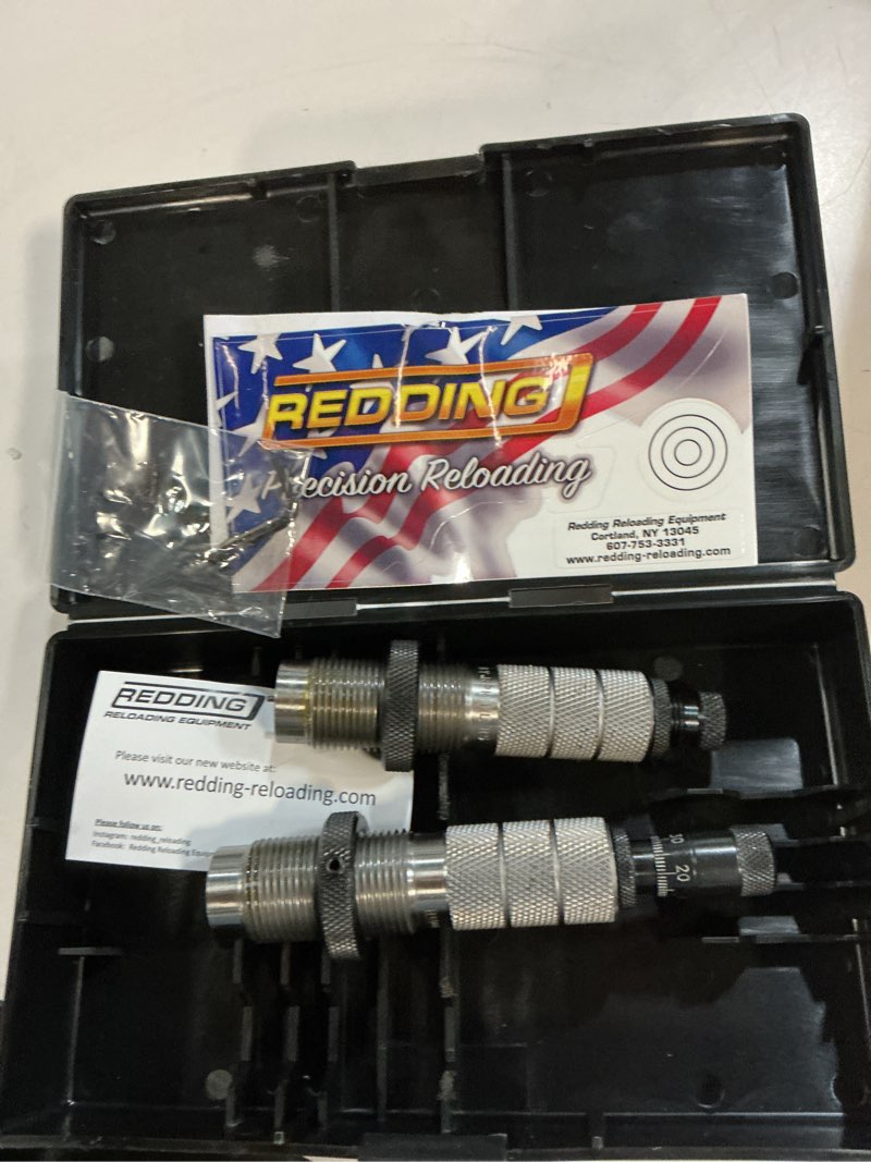 Condition photo showing As Is for redding 6.5 weatherby rpm 1" full length series z die sets