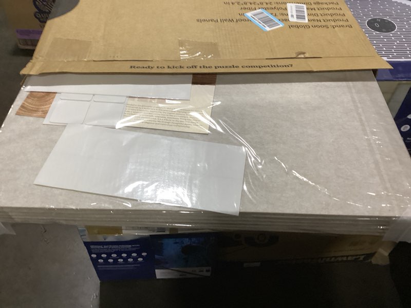 Condition photo showing New/Like New for acoustical wall panels, 6-piece 23.62 x 23.62 inches art acoustic panels, decorative acoustic panels, acoustic wall panels, sound absorbing wall art, arcadian vortex 72 x 48 inches arcadian vortex