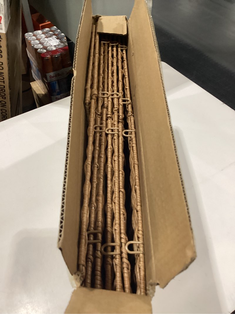 Condition photo showing Good Condition for 12X12X10in Plastic Wicker Storage Basket, Collapsible Wicker Cube Storage for Shelves, Woven Plastic Storage Basket for Pantry, Bedroom, Living Room, Bathroom, Shelves-3 Pack Natural 12x12x10