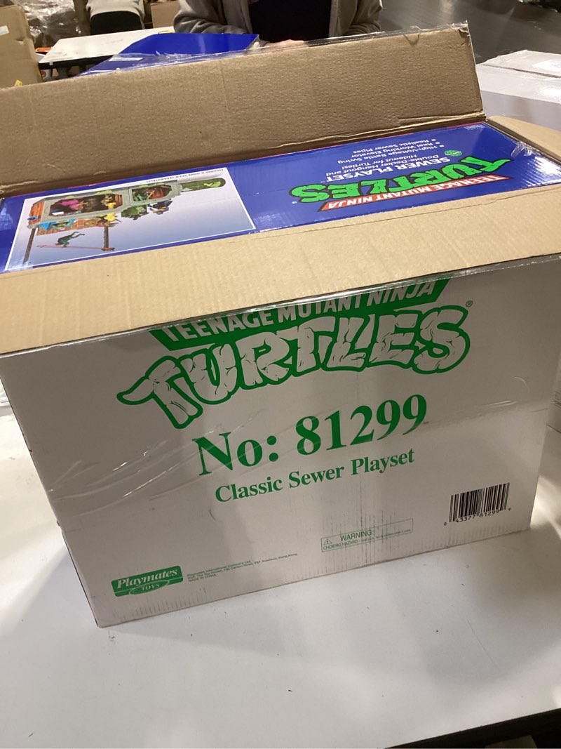 Condition photo showing New/Like New for teenage mutant ninja turtles classic sewer playset by playmates toys – amazon exclusive