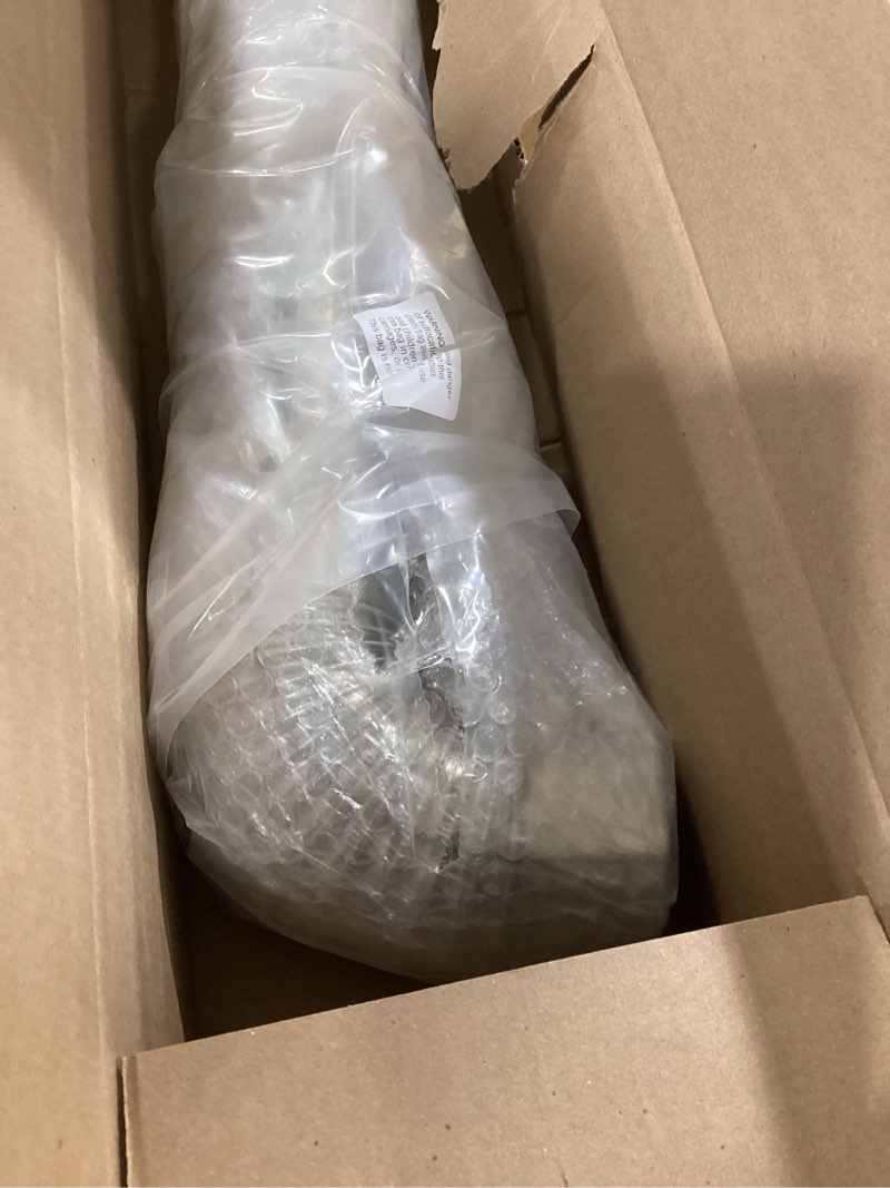 Condition photo showing Good Condition for Blulu Stainless Steel Direct Vent Pipe Kit for Tankless Water Heater of 3" Od Elbow and 3" Od x 19.7 Length Horizontal Termination Pipe with Chimney Rain Cap and Clip for Water Heater and Ductwork