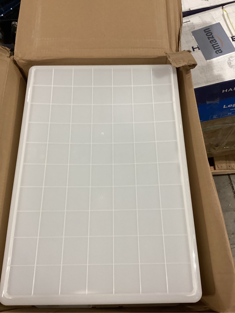 Condition photo showing Good Condition for IRIS USA 144 Qt Stackable Plastic Storage Bins with Lids, 3 Pack - BPA-Free, Discreet Organizing Solution, Latches, Durable Nestable Containers, Secure Pull Handle, Made in USA - Pearl 144 Qt. - 3 Pack