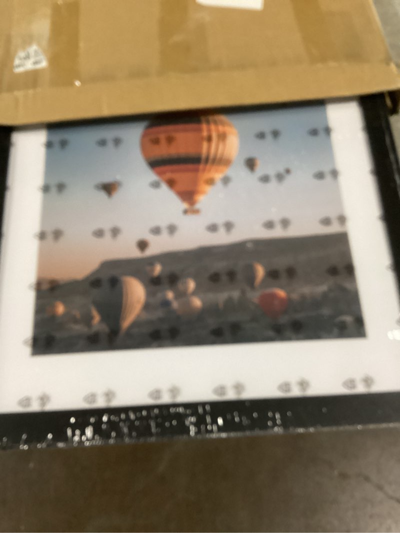 Condition photo showing New/Like New for 20x25 Picture Frame with 16x20 Mat Set of 2, Display Photo 16x20 with Mat or 20 x 25 Without Mat, Wall Hanging Large 20 by 25 Poster Frame with Plexiglass, 2 Pack, Black Black, 2 Pack 20x25 inch