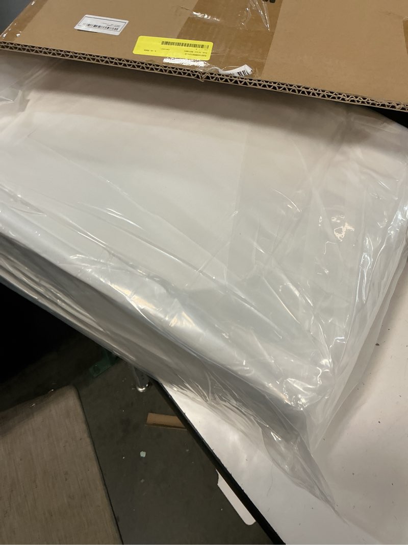 Condition photo showing New/Like New for queen size mattress pad pillow top mattress cover quilted fitted mattress protector cotton top stretches up 8-21\" deep pocket cooling mattress topper (60x80 inch, white) white queen