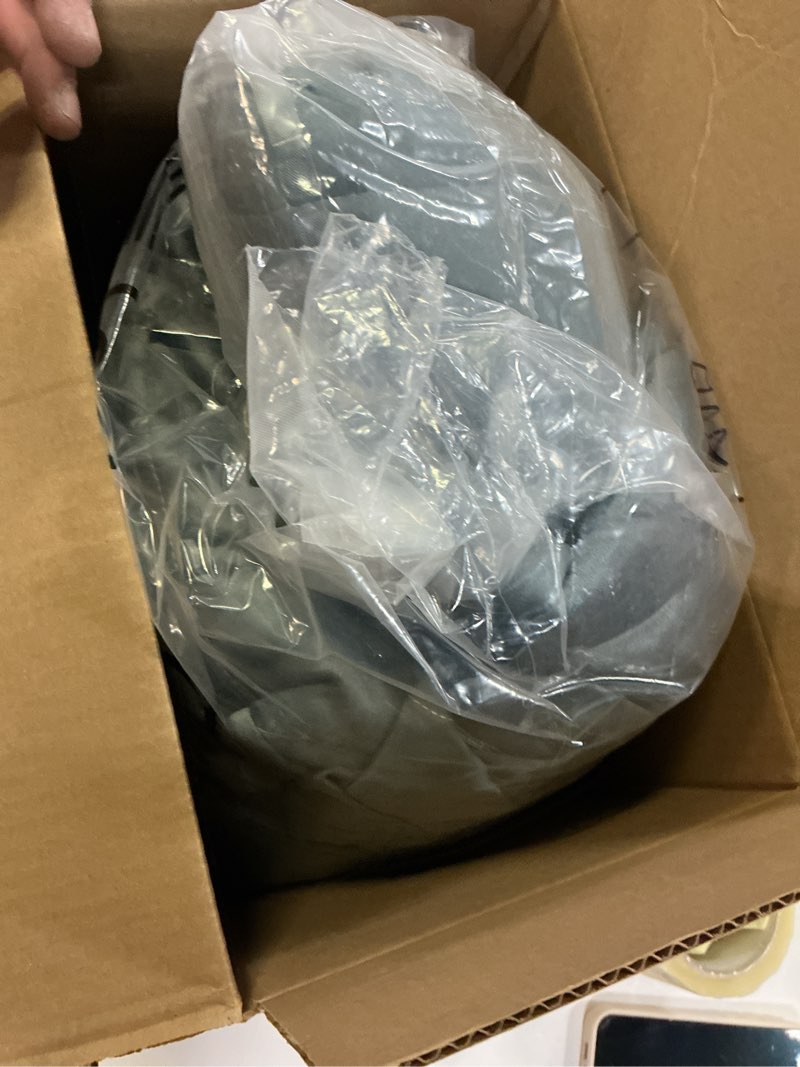 Condition photo showing Good Condition for Velvet Bed Headboard Cover Slipcover - Stretch Quilted & Thicken Dustproof Protector for Queen/King, Washable Decorative Headboard Cover for Bedroom (Darkgray, 59x27.5 inch) Dark Gray 59x27.5 inch