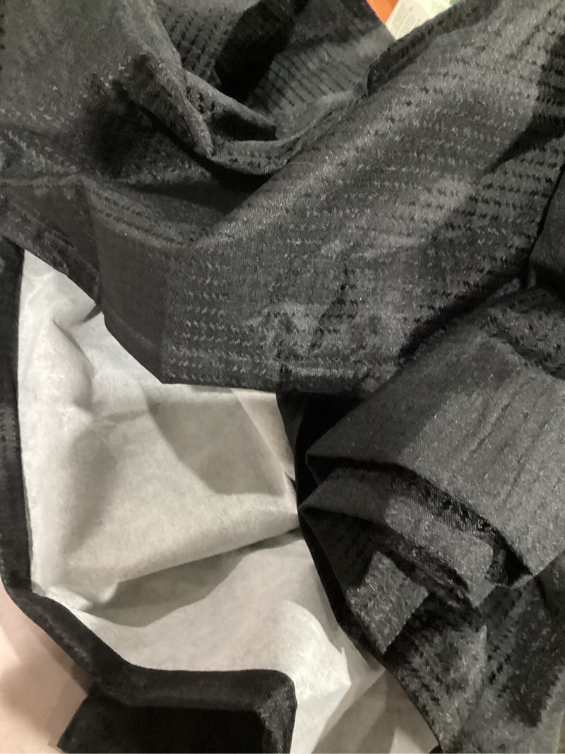 Condition photo showing Good Condition for blackout curtains long black curtains set of 2 panels thermal insulated room darkening curtains for bedroom black (pack of 2)