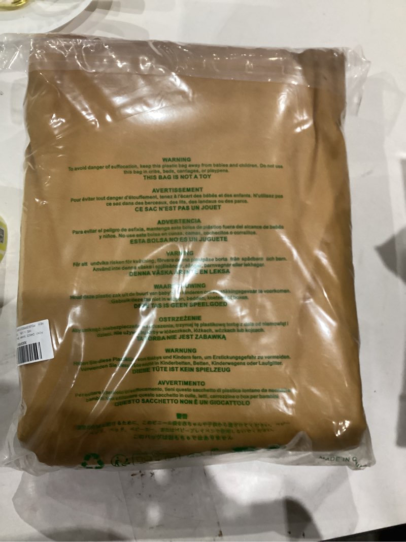 Condition photo showing New/Like New for Pony Dance Golden Brown Velvet Curtains of 96 inches Length,Super Soft Room Darkening Curtains for Living Room/Bedroom,Theatre Decoration, W52 x L96, Set of 2 Golden Brown 52"W x 96"L (Pack of 2)