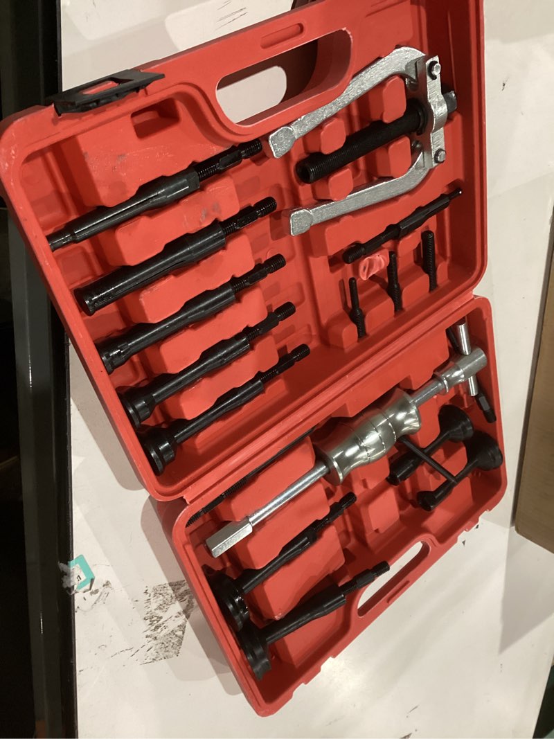Condition photo showing Good Condition for Alltooetools 16PCS Blind Hole Pilot Bearing Internal Extractor Puller W/Slide Hammer Removal Tool Kit
