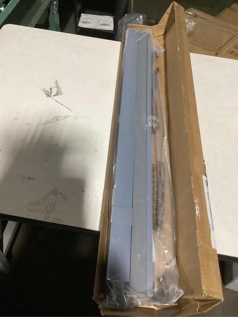 Condition photo showing Good Condition for LazBlinds No Tools No Drill Cordless Cellular Shades, Blackout Light Blocking Honeycomb Shades for Home, Thermal Insulation Blinds for Windows, 36" W x 48" H, Dark Grey Blackout-dark Grey 36" W x 48" H