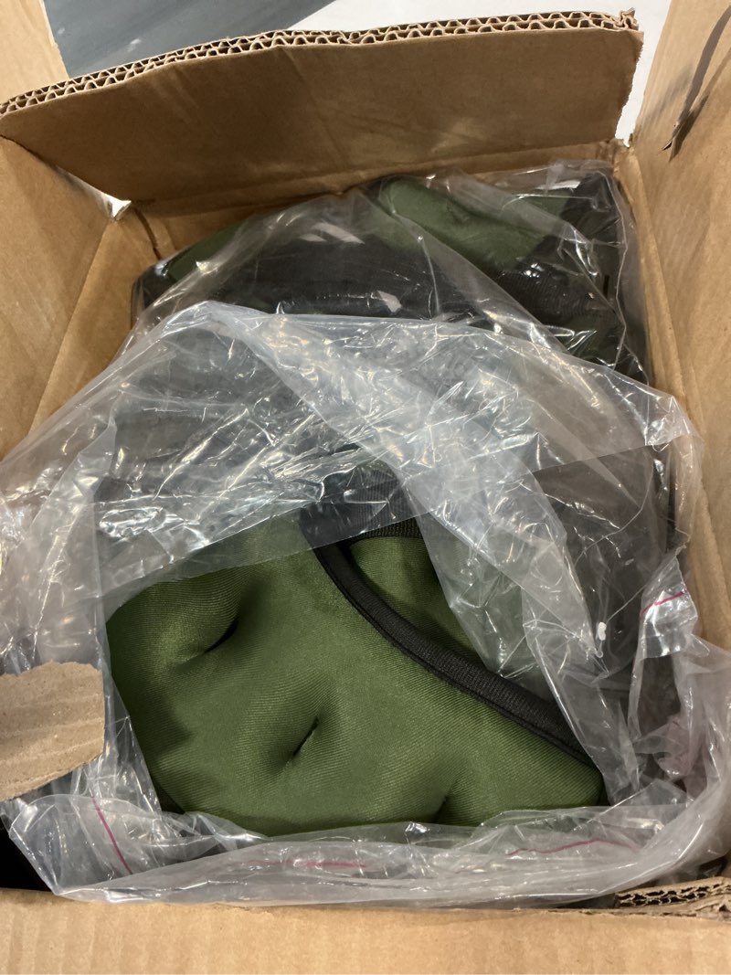 Condition photo showing Good Condition for ZELUS Weighted Vest, 6lb/8lb/12lb/16lb/20lb/25lb/30lb Weight Vest with Reflective Stripe for Workout, Strength Training, Running, Fitness, Muscle Building, Weight Loss, Weightlifting 16lb Green