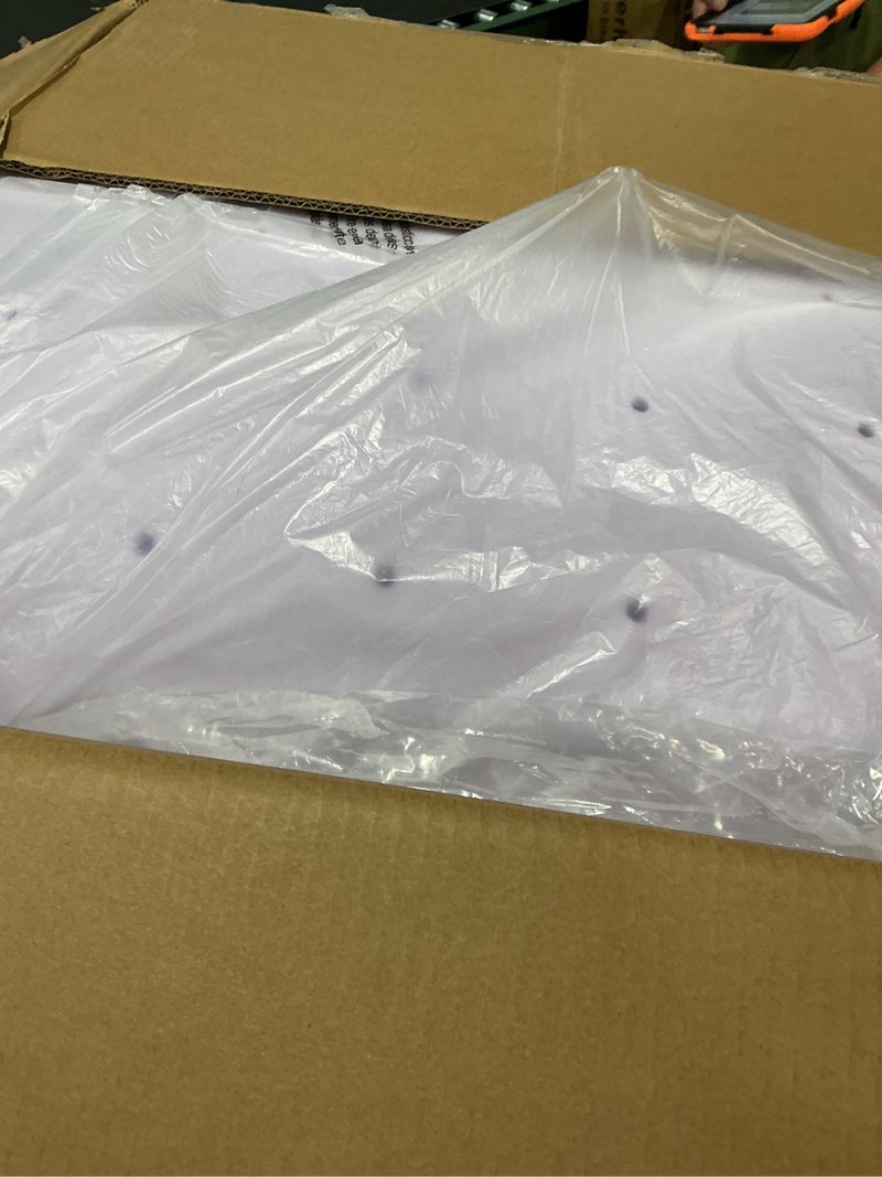 Condition photo showing Good Condition for 3 inch mattress topper queen, gel infused memory foam mattress topper for pressure relief, breathable bed topper in a box, certipur-us certified, purple, 60"×80" purple queen 3 inch