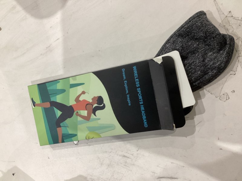 Condition photo showing Good Condition for MUSICOZY Sleep Headphones Bluetooth Headband, 14 Hours Playtime, Sports Sweat Resistant with Hi-Fi Stereo for Workout Running Light Gray One Size