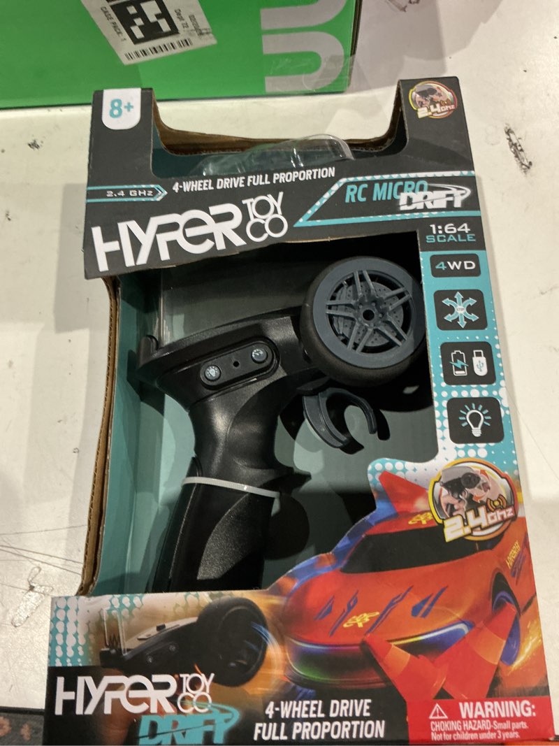 Condition photo showing As Is for hyper micro drift rc with led