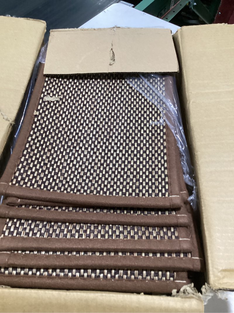 Condition photo showing Good Condition for stair treads non-slip 16 pack 8\"x30\" - similar  to  carpet stair runner for indoor wooden steps with tpe backing & anti-skid surface, reusable adhesive safety rug for kids/elder/pet-friendly - brown 8\" x 30\" brown 16