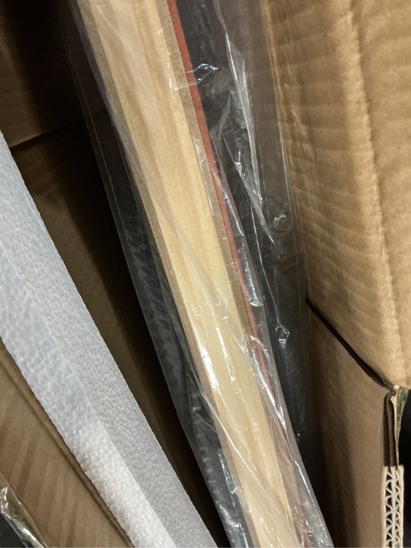 Condition photo showing As Is for Tektalk Jigsaw Puzzle Table with Leather Bar, Wooden Plateau Portable Puzzle Board Saver with Embedded Adjustable Stand/Bracket and Removable Cover, 4 Sorting Drawers, for Up to 1500 Pieces