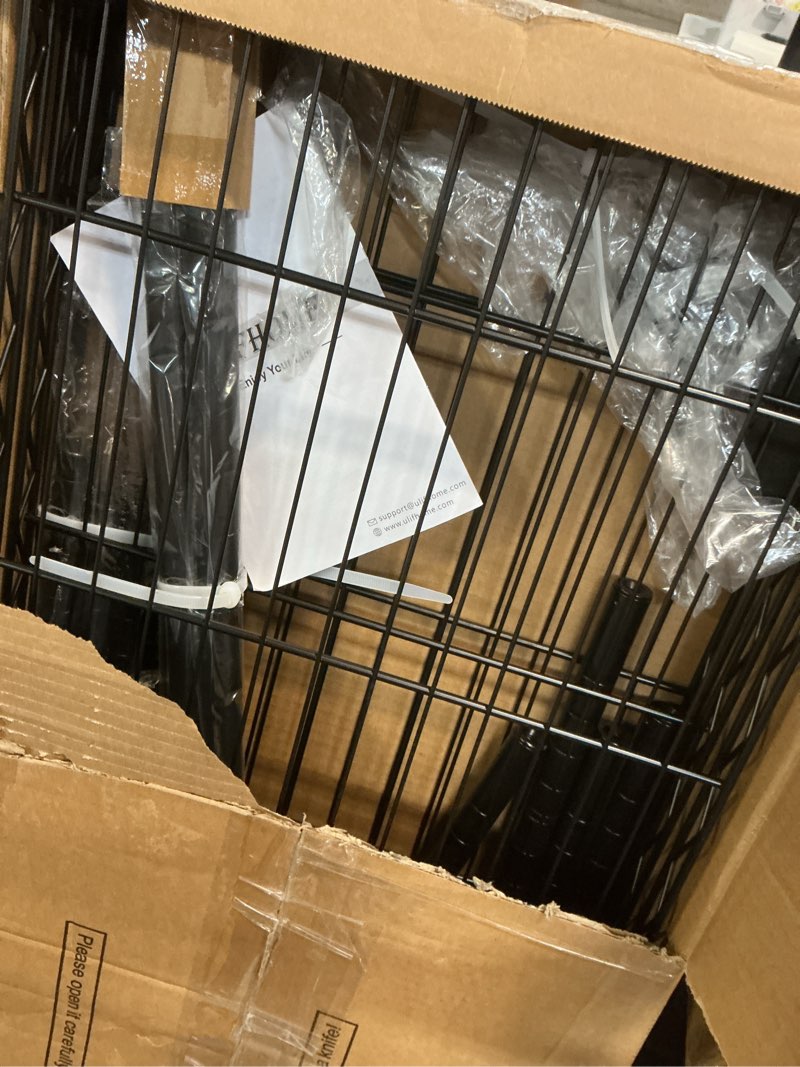 Condition photo showing Good Condition for ulifhome p8 pro heavy duty clothes rack?with extended width design? rolling clothing racks for hanging clothes?portable garment rack with lockable wheels?42"w x 15.8"d x 80.5"h?max load 700lbs?black black p8 pro