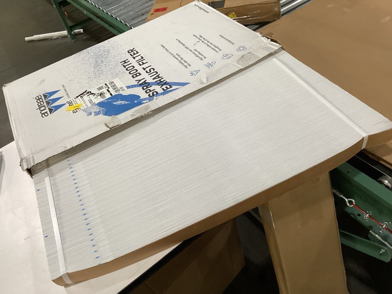 Spray booth exhaust filter 