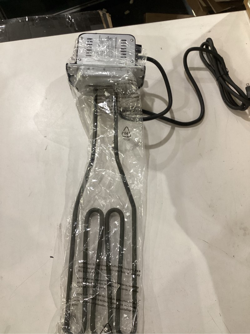 Condition photo showing Good Condition for **untested** *similar to stock* big horn outdoors 1500w electric heating element for big horn 12 inch pizza oven with adjustable thermostat controller, pizza oven accessorie