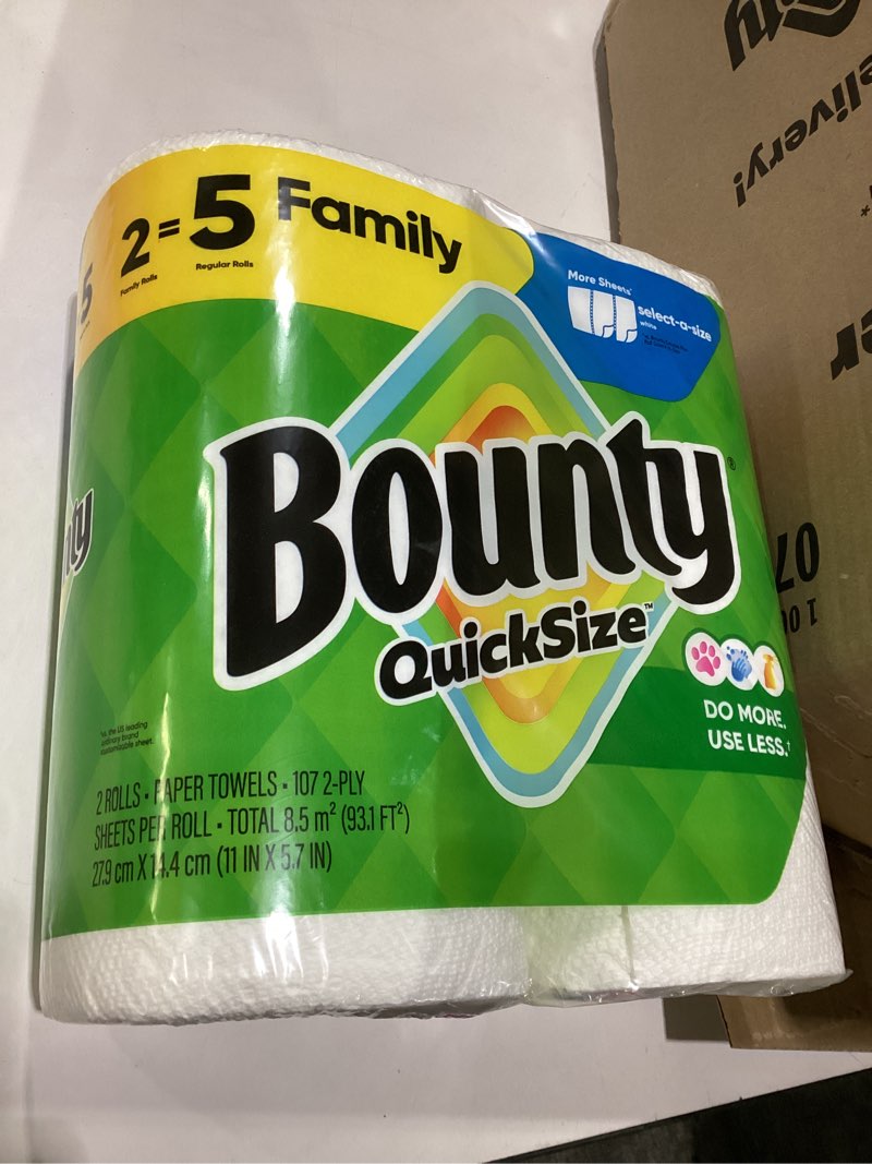 Bounty quicksize 16 family rolls 