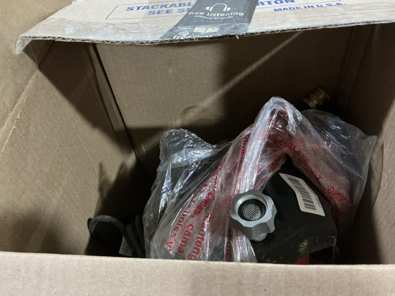 Condition photo showing As Is for craftsman electric pressure washer, cold water, lightweight corded power washer for cars, driveways, patio and garage, powerful 1700-psi, 1.2-gpm, compact, easy to use (cmepw1700)