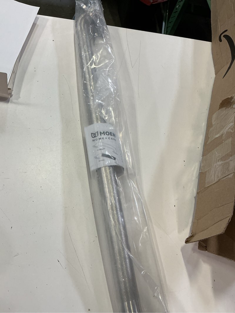 Condition photo showing Good Condition for moen home care bathroom safety 24 inch stainless steel handicap grab bar for bathtub and shower, elderly assistance product with concealed screws, polished brass, r8924p 24 inch peened