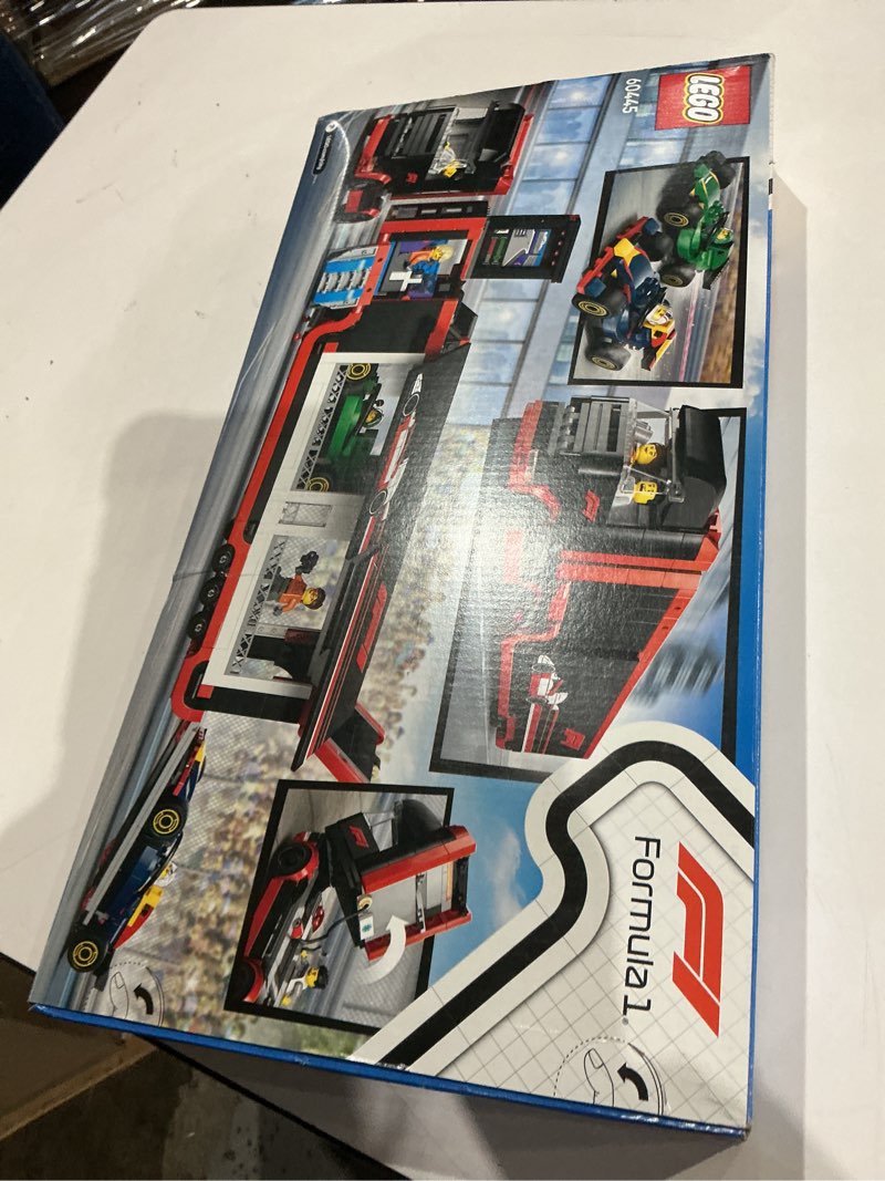 Condition photo showing Good Condition for LEGO City F1 Truck with RB20 & AMR24 F1 Car Toys - Model Car Building Toy Set for Kids, Boys and Girls, Ages 8+ - Formula 1 Collectible for Fans - Gift Idea for Birthdays - 60445