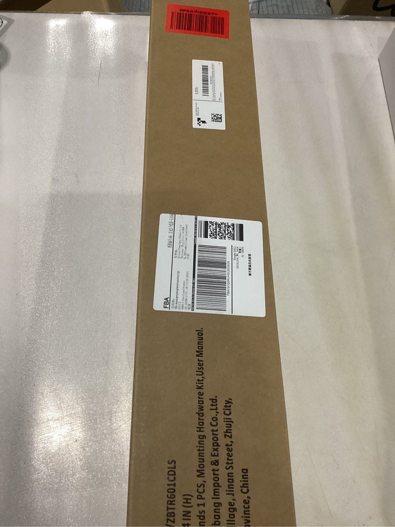 Condition photo showing New/Like New for GHV Cordless Zebra Blinds for Windows Free-Stop Shades Light Filtering Dual Layer Light Control for Day and Night (White, 29 in (W) x 64 in (H)) White 29 in (W) x 64 in (H)