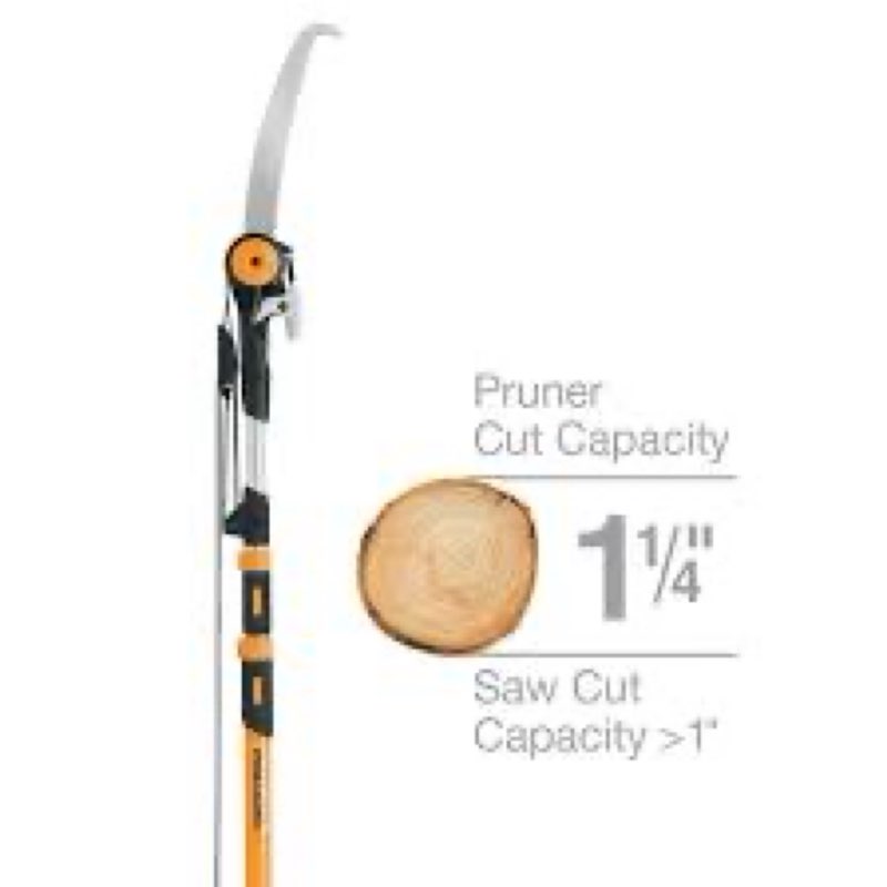 fiskars 16-ft fiberglass pole pruner