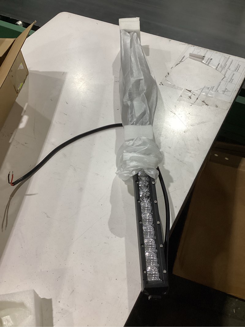 Condition photo showing New/Like New for 32 inch led light bar single row flood & spot beam combo 30000lm off road driving light for pickup suv atv utv truck roof bumper