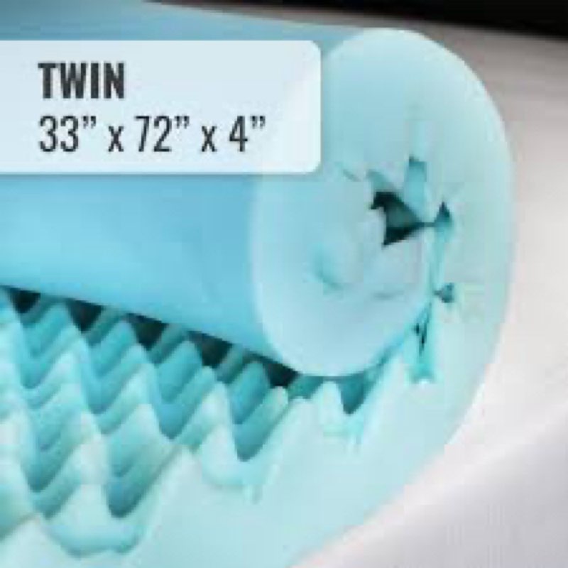 memory foam mattress topper